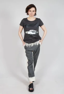 Rundholz Mainline Trousers^Asymmetric Belt Loop Trouser in Asteroid Paint