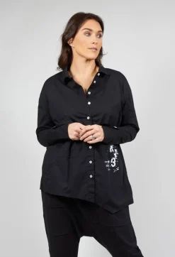 Elli Shirts & Blouses^Asymmetric Blouse in Black