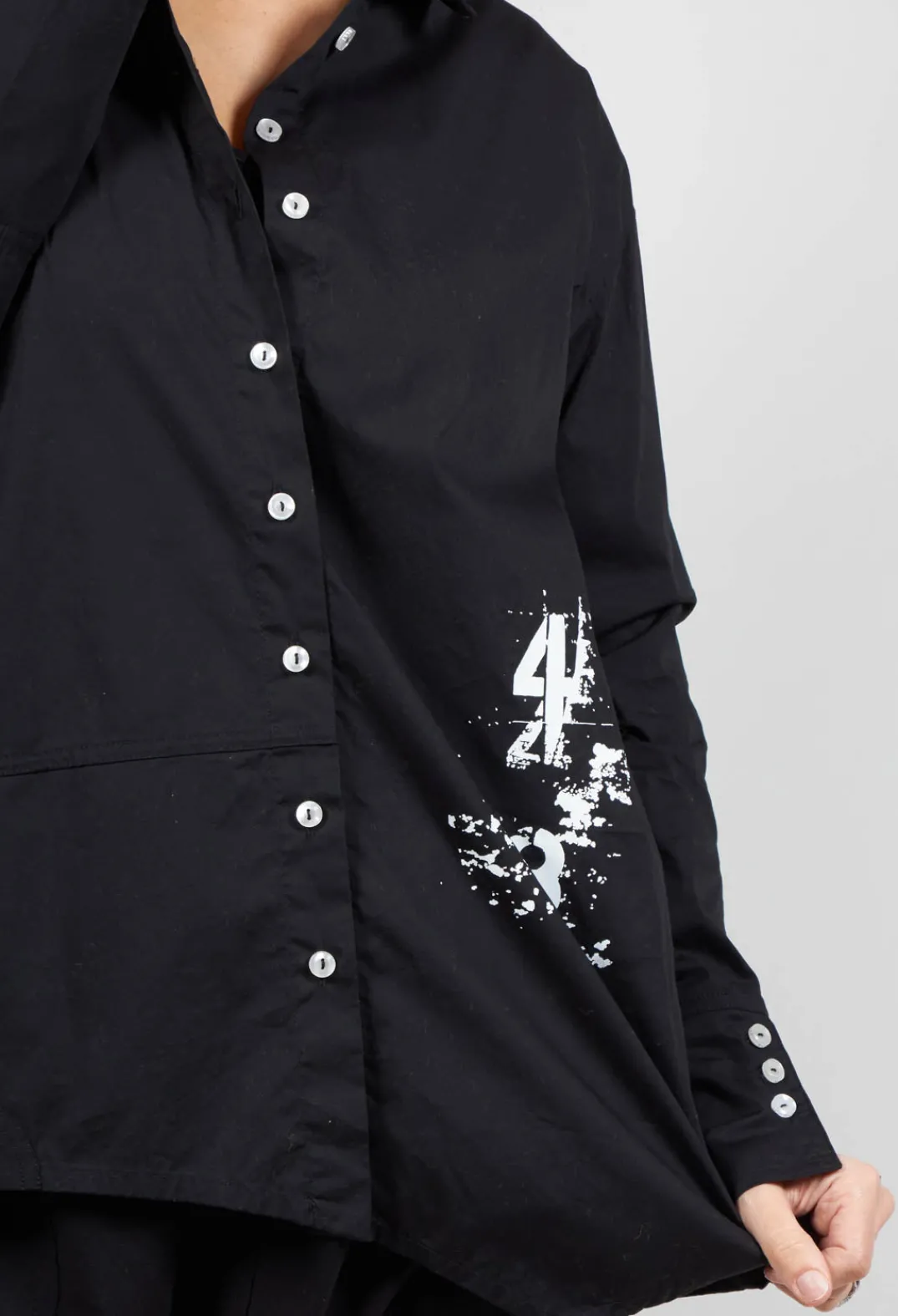 Elli Shirts & Blouses^Asymmetric Blouse in Black