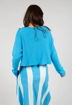 Rundholz Black Label Jumpers^Asymmetric Cropped Pullover in Malibu