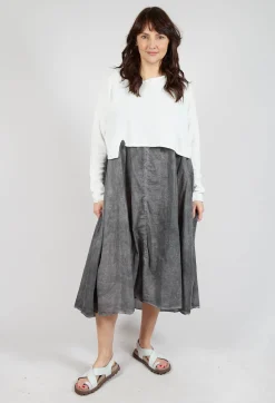 Rundholz Black Label Jumpers^Asymmetric Cropped Pullover in Offwhite