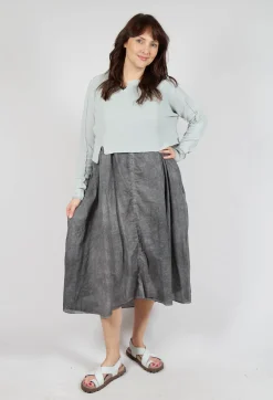 Rundholz Black Label Jumpers^Asymmetric Cropped Pullover in Grey