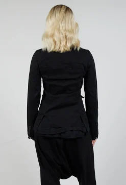 Pal Offner Jackets^Asymmetric Jacket in Black