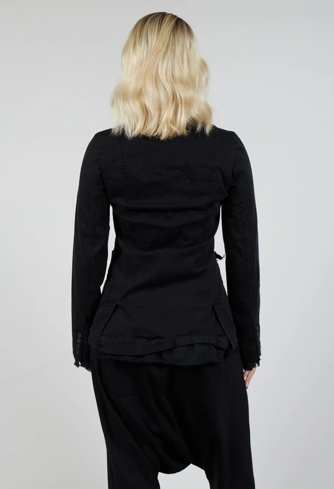 Pal Offner Jackets^Asymmetric Jacket in Black