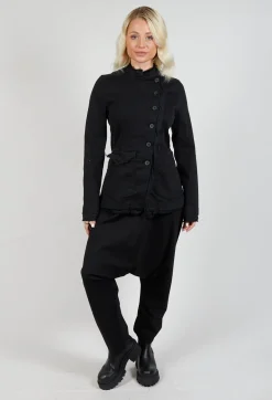 Pal Offner Jackets^Asymmetric Jacket in Black