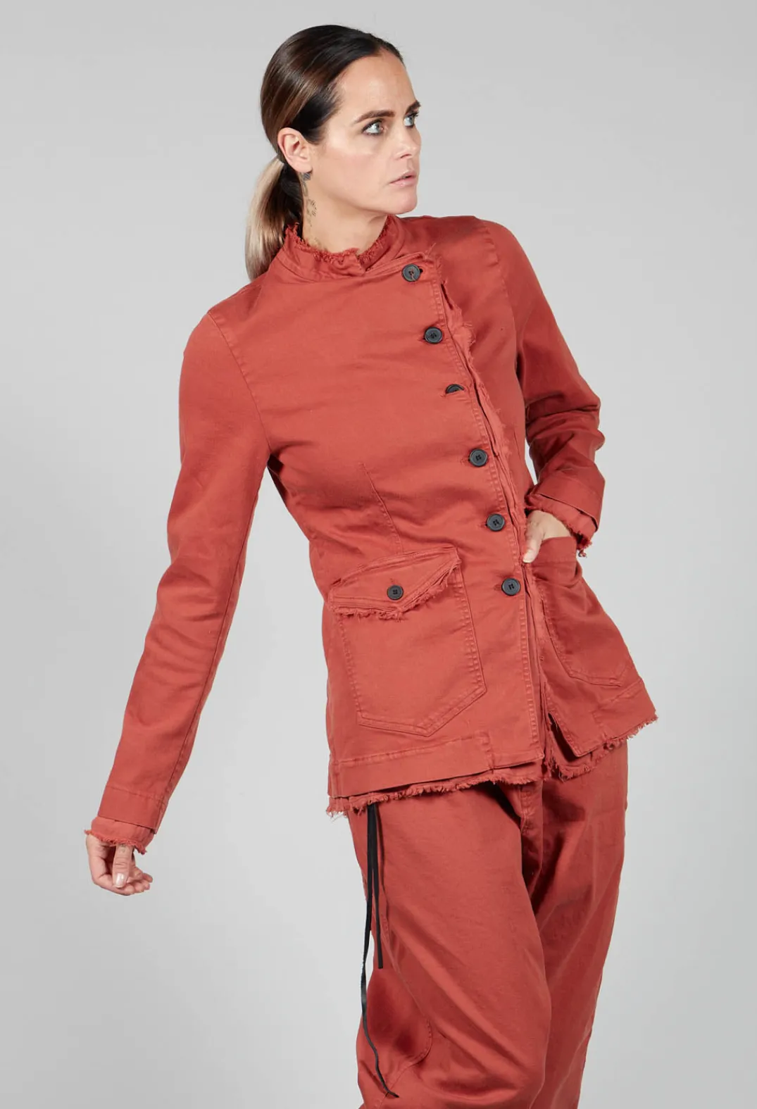 Pal Offner Jackets^Asymmetric Jacket in Picante