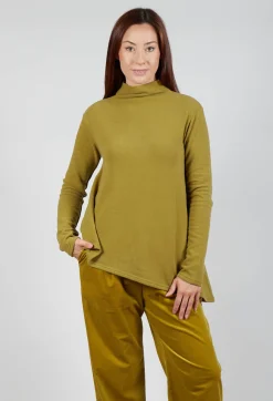 Operificio Neirami Shirts & Blouses^Asymmetric Jumper in Oliva
