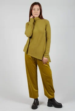 Operificio Neirami Shirts & Blouses^Asymmetric Jumper in Oliva