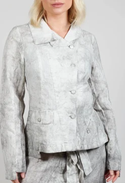 Pal Offner Jackets^Asymmetric Short Jacket in Dark Marble