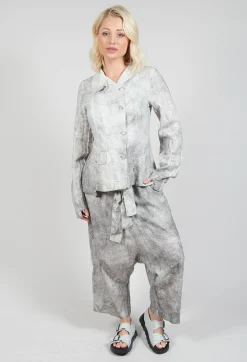 Pal Offner Jackets^Asymmetric Short Jacket in Dark Marble