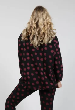 Bread and Butter Shirts & Blouses^Asymmetrical Top in Red Pois