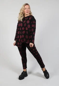 Bread and Butter Shirts & Blouses^Asymmetrical Top in Red Pois