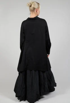Bize Shirts & Blouses^Asymmetrical Tunic in Black