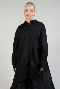 Bize Shirts & Blouses^Asymmetrical Tunic in Black