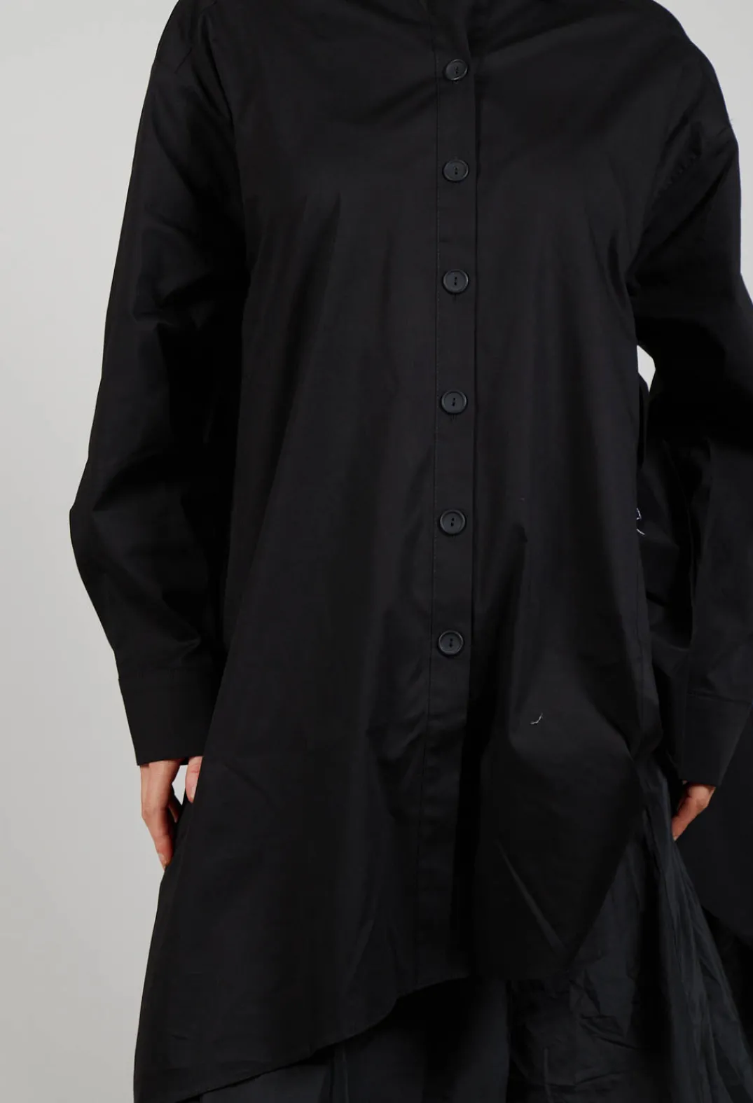 Bize Shirts & Blouses^Asymmetrical Tunic in Black
