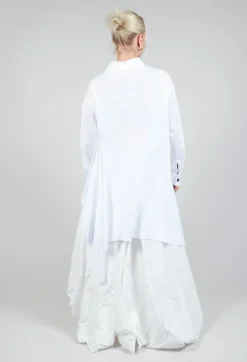Bize Shirts & Blouses^Asymmetrical Tunic in White