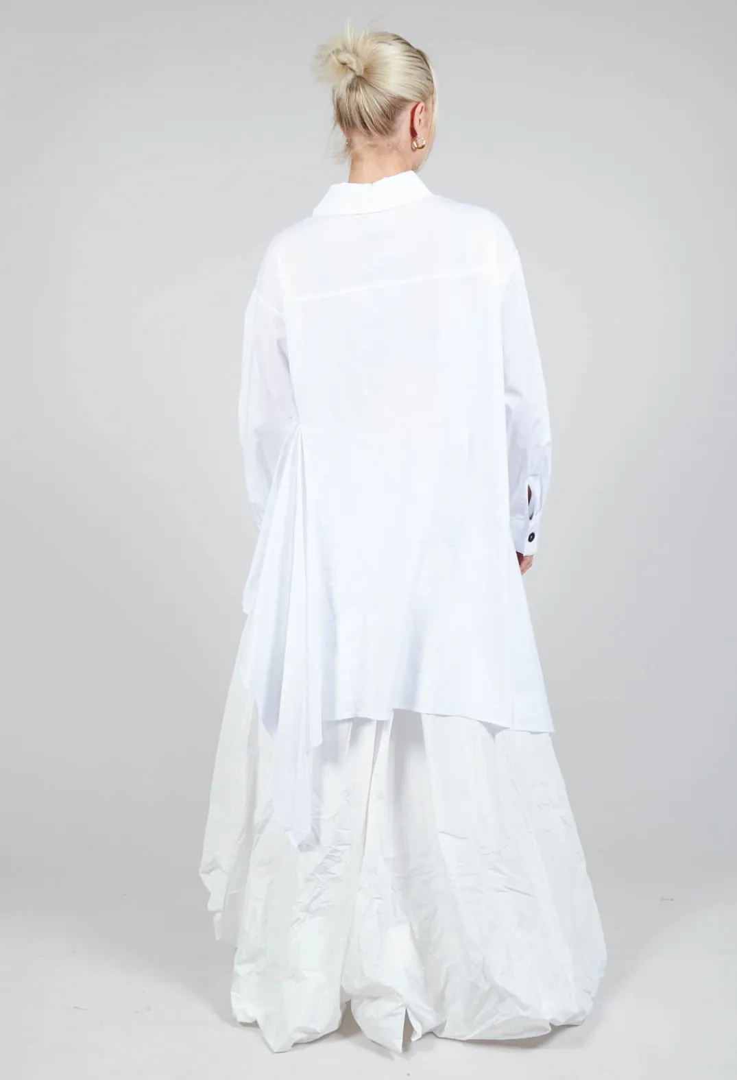 Bize Shirts & Blouses^Asymmetrical Tunic in White