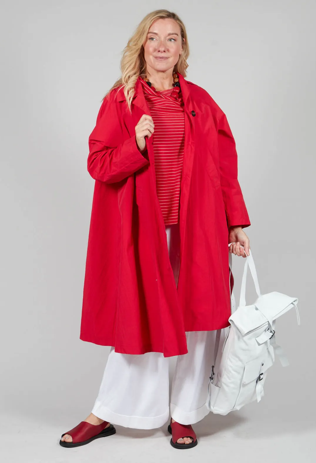 Operificio Neirami Tops^Asymmetrical Vest in Rosso