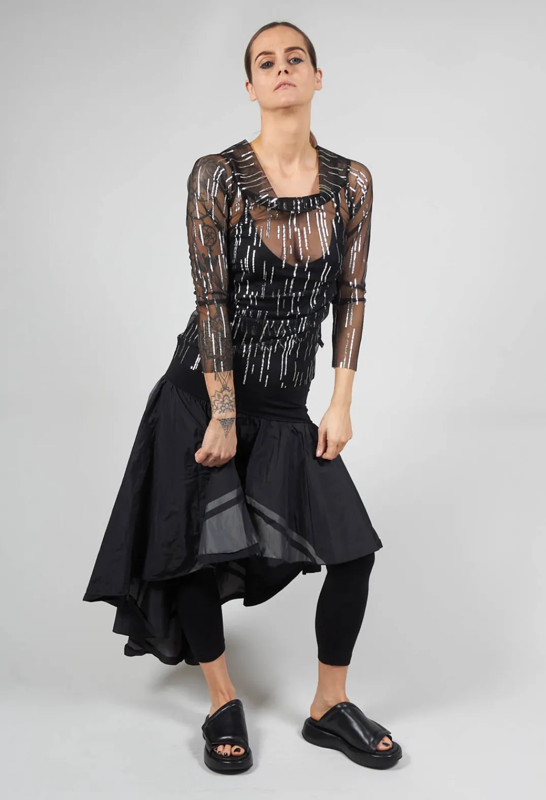 Xenia Design Shirts & Blouses^Atik Shirt in Black Silver