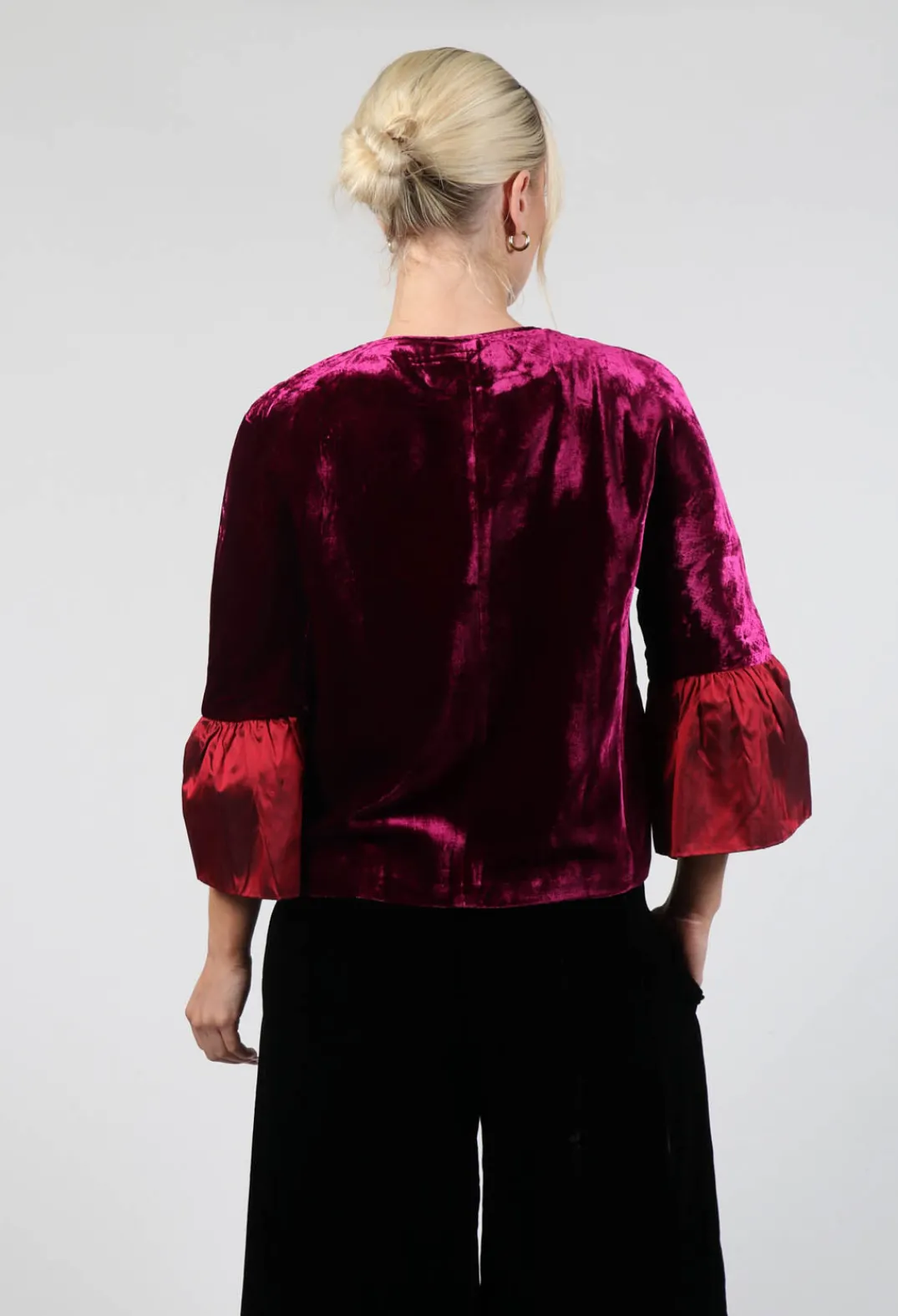 Bianco Levrin Jackets^Audrey Coat in Bordeaux