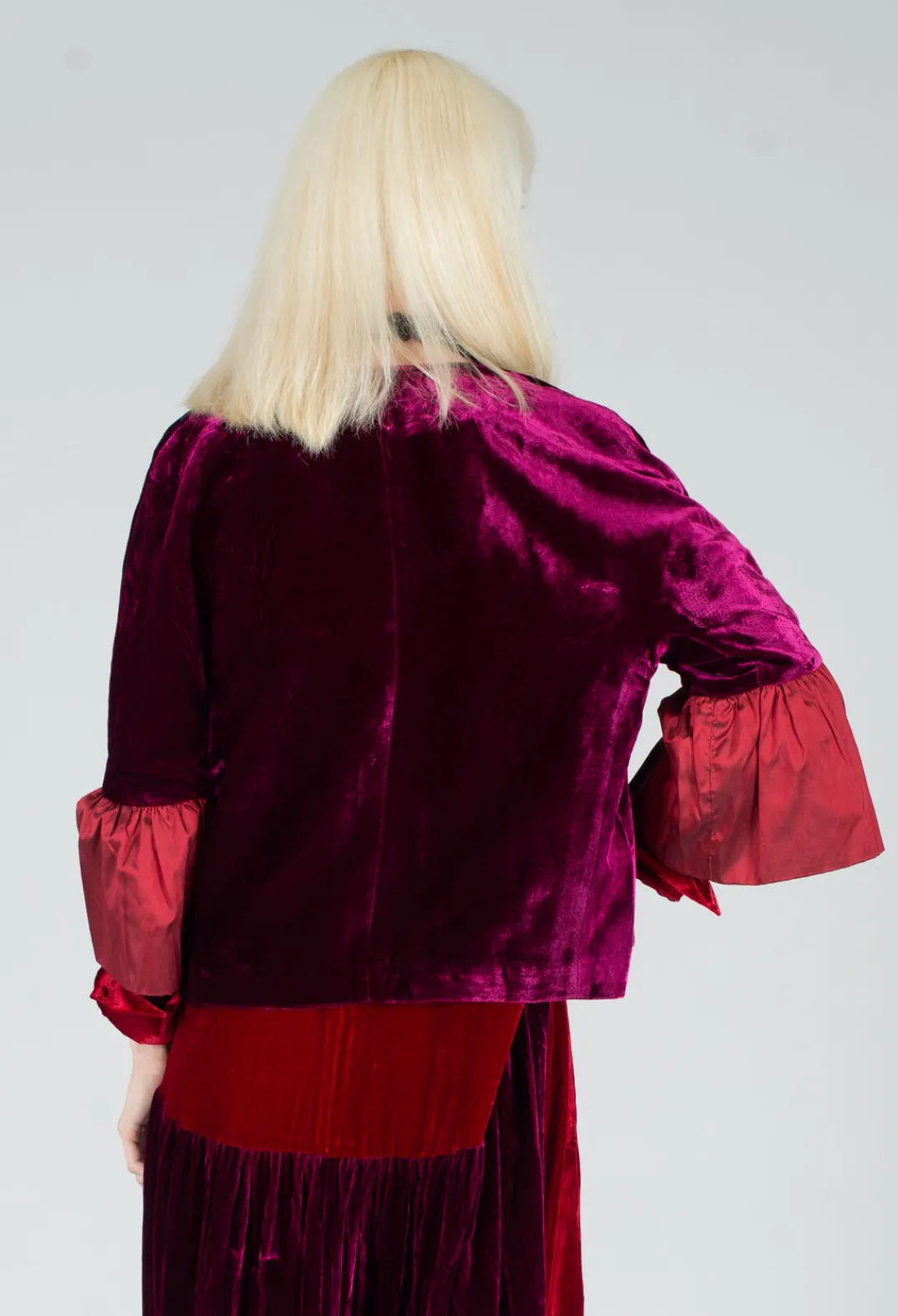 Bianco Levrin Jackets^Audrey Coat in Bordeaux