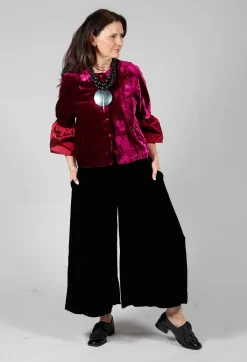 Bianco Levrin Jackets^Audrey Coat in Bordeaux