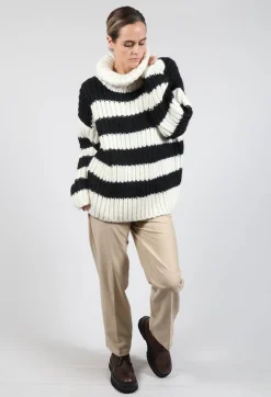 Fringe Knitwear|Jumpers^Ava Sweater in Black and White
