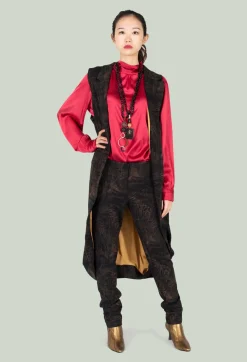 BALOSSA Co-ords & Suits^Avio Trousers in Black/Beige
