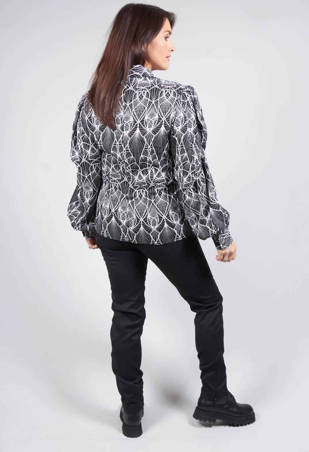 Oblique Creations Shirts & Blouses^Aztec Shirt in Black
