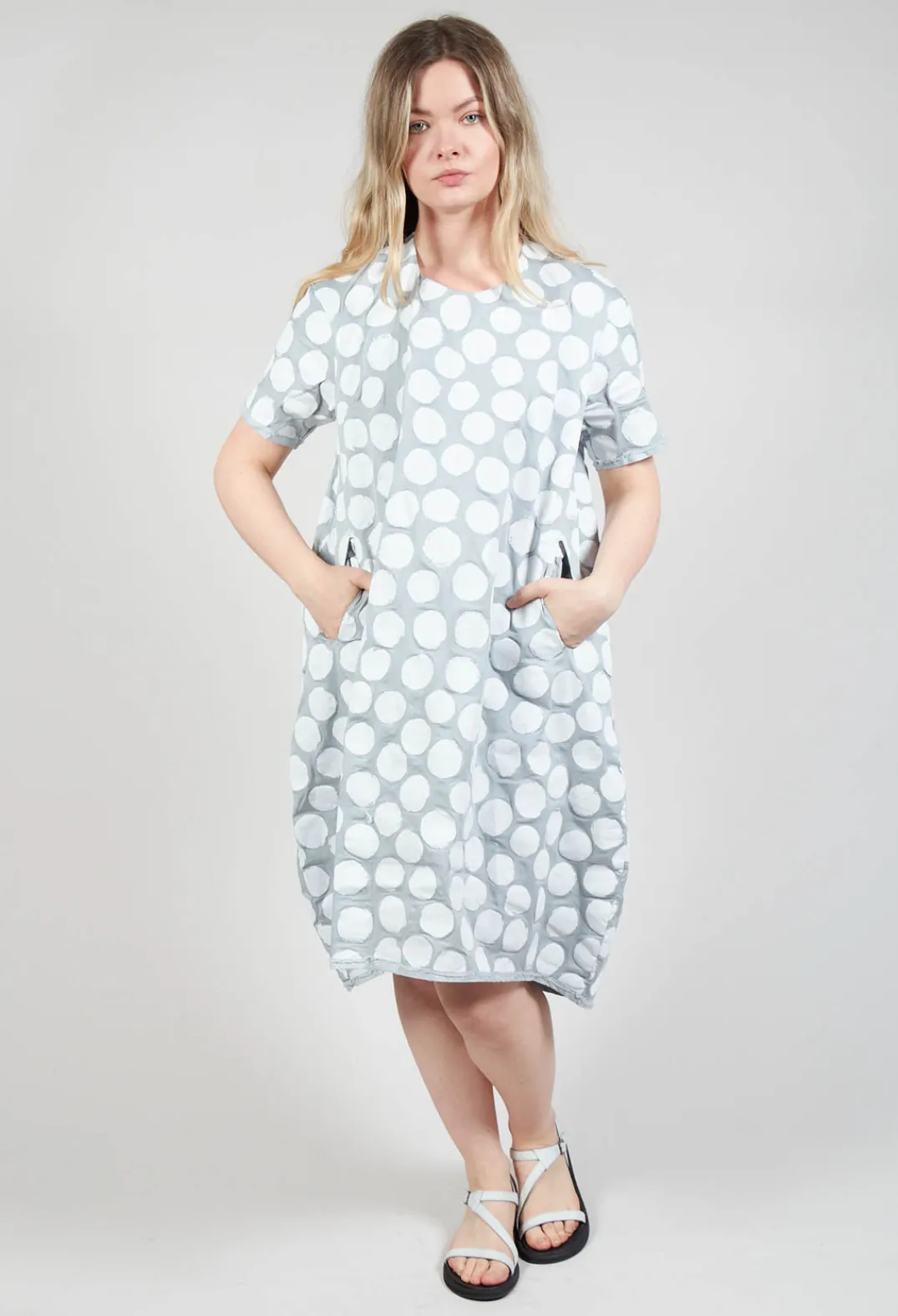 Aequamente Dresses^Babydoll Dress in Ghiaccio