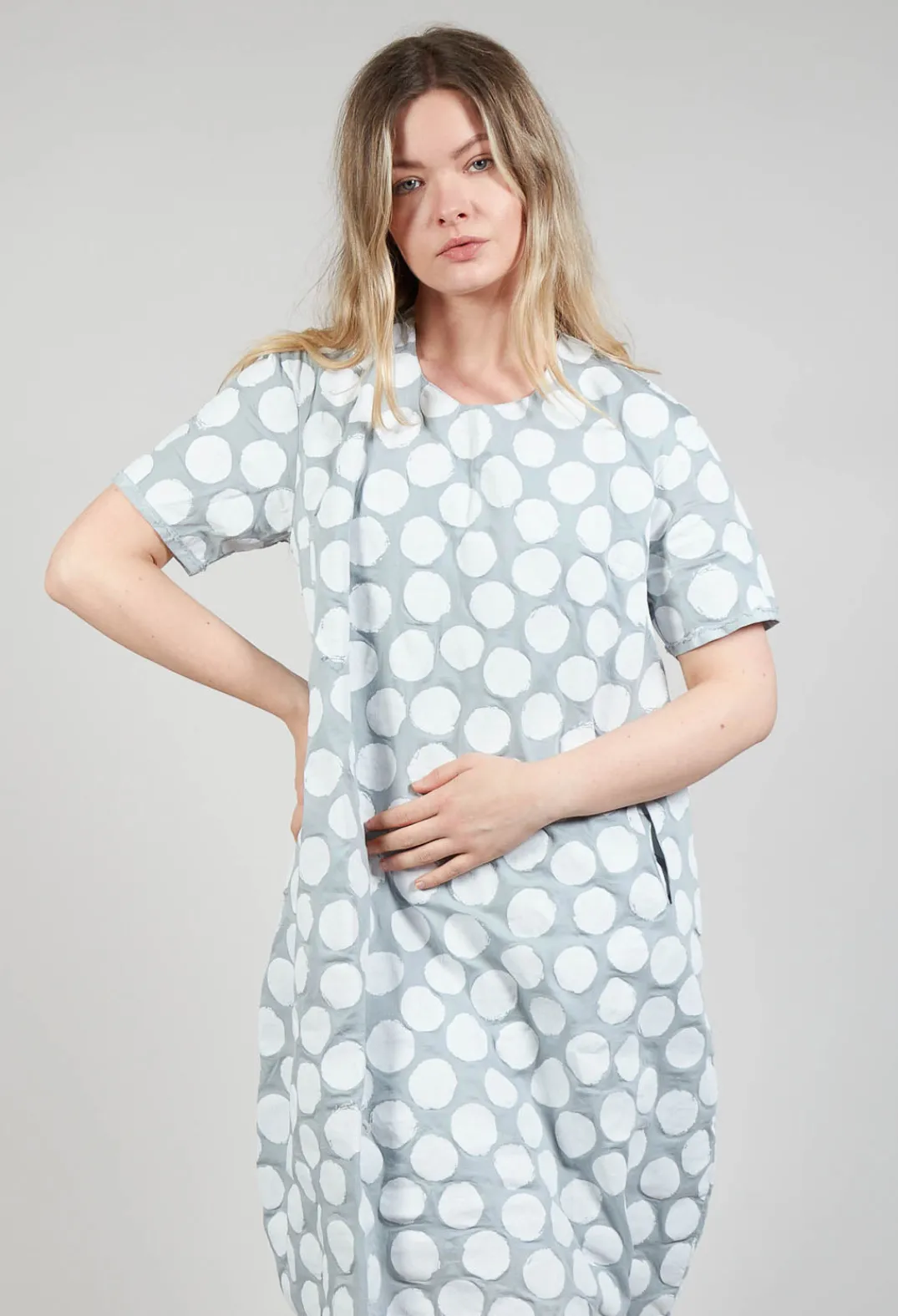 Aequamente Dresses^Babydoll Dress in Ghiaccio