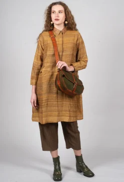 Masnada Trousers^Baggy Cur Trousers in Mud