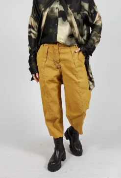 Masnada Trousers^Baggy Les Trousers in Ocra
