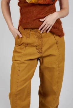 Masnada Trousers^Baggy Les Trousers in Tumeric
