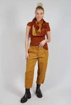 Masnada Trousers^Baggy Les Trousers in Tumeric