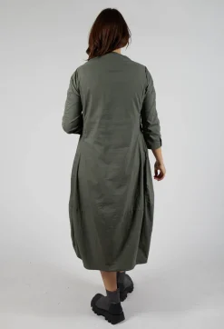 Rundholz Black Label Dresses^Balloon Hem Utility Dress in Camp