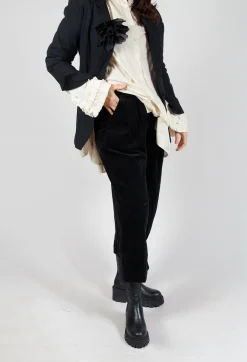Amici Trousers^Balloon Leg Trousers in Black