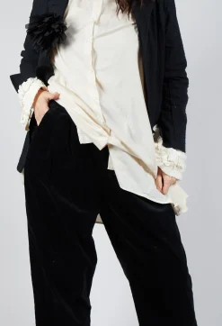 Amici Trousers^Balloon Leg Trousers in Black