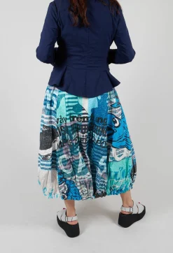 Rundholz Black Label Skirts^Balloon Skirt in Multicolour Balloon Skirt in Multicolour