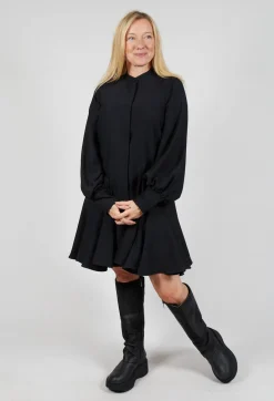 Mei Meij Dresses^Balloon Sleeve Dress in Nero