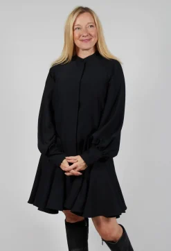 Mei Meij Dresses^Balloon Sleeve Dress in Nero