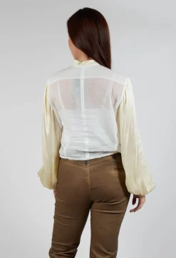 Umit Unal Shirts & Blouses^Balloon Sleeve Prairie Blouse in Original Yellow