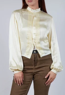 Umit Unal Shirts & Blouses^Balloon Sleeve Prairie Blouse in Original Yellow
