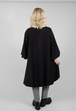Amici Dresses^Balloon Sleeve Tunic Dress in Black