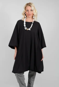 Amici Dresses^Balloon Sleeve Tunic Dress in Black