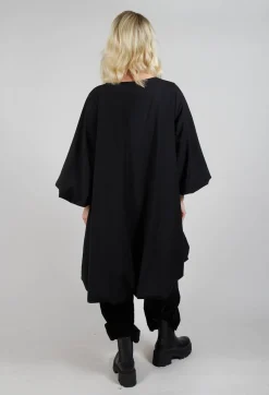 Amici Dresses^Balloon Sleeve Tunic Dress in Black