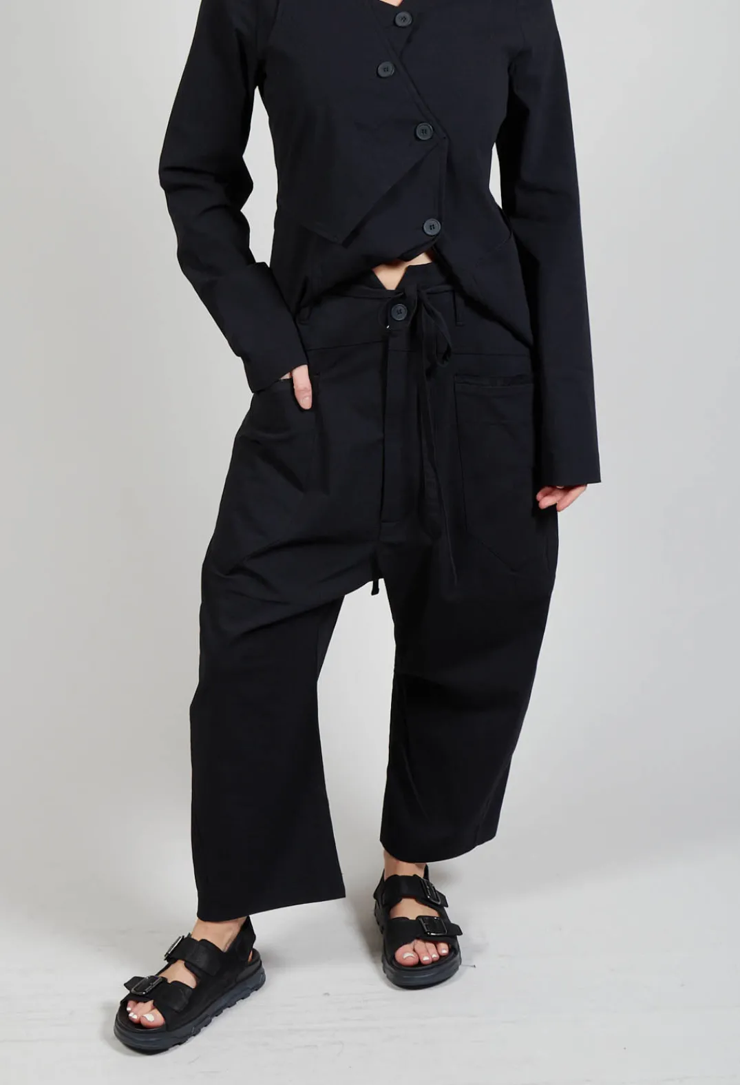 Pal Offner Trousers^Balloon Trousers in Black