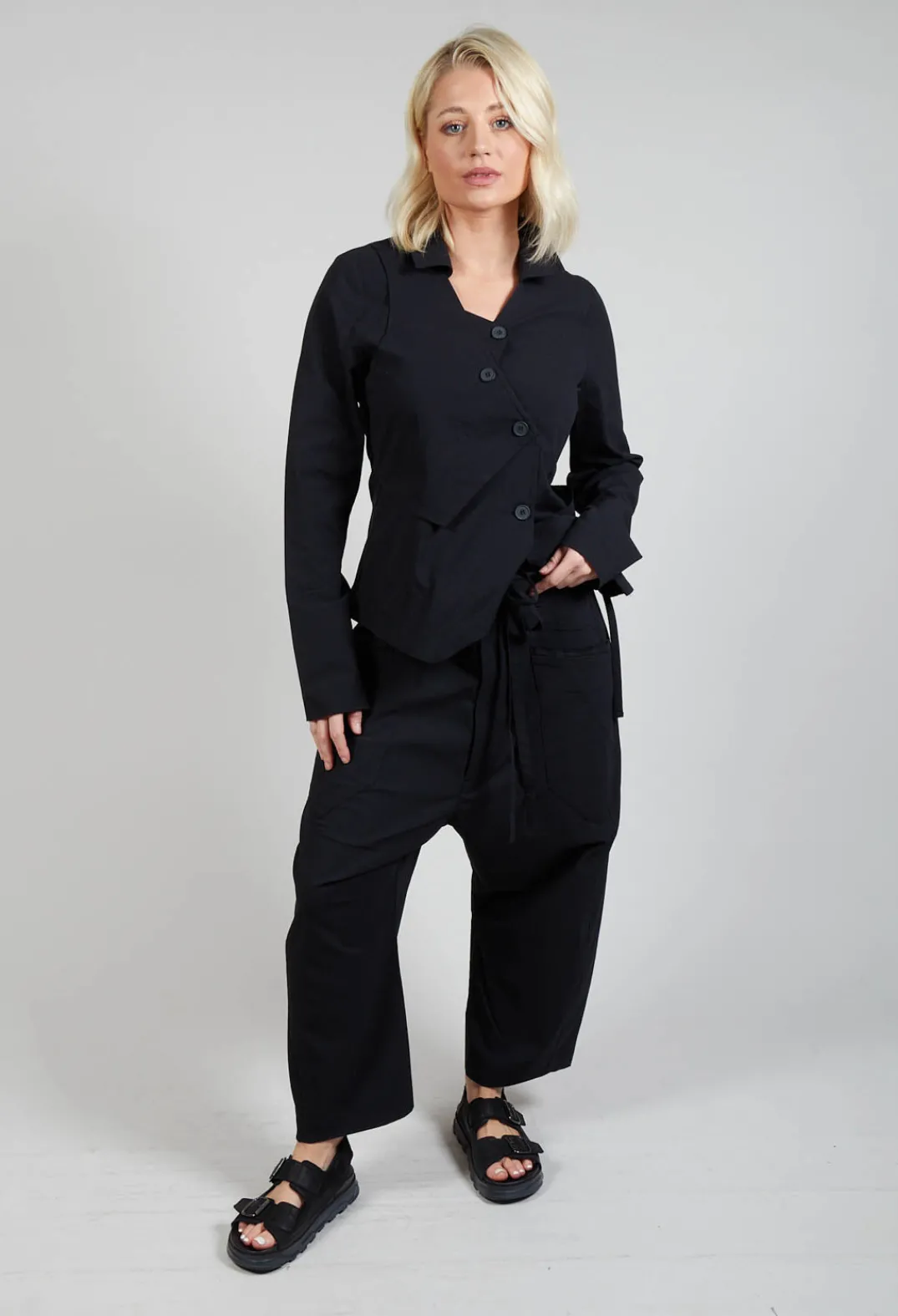 Pal Offner Trousers^Balloon Trousers in Black