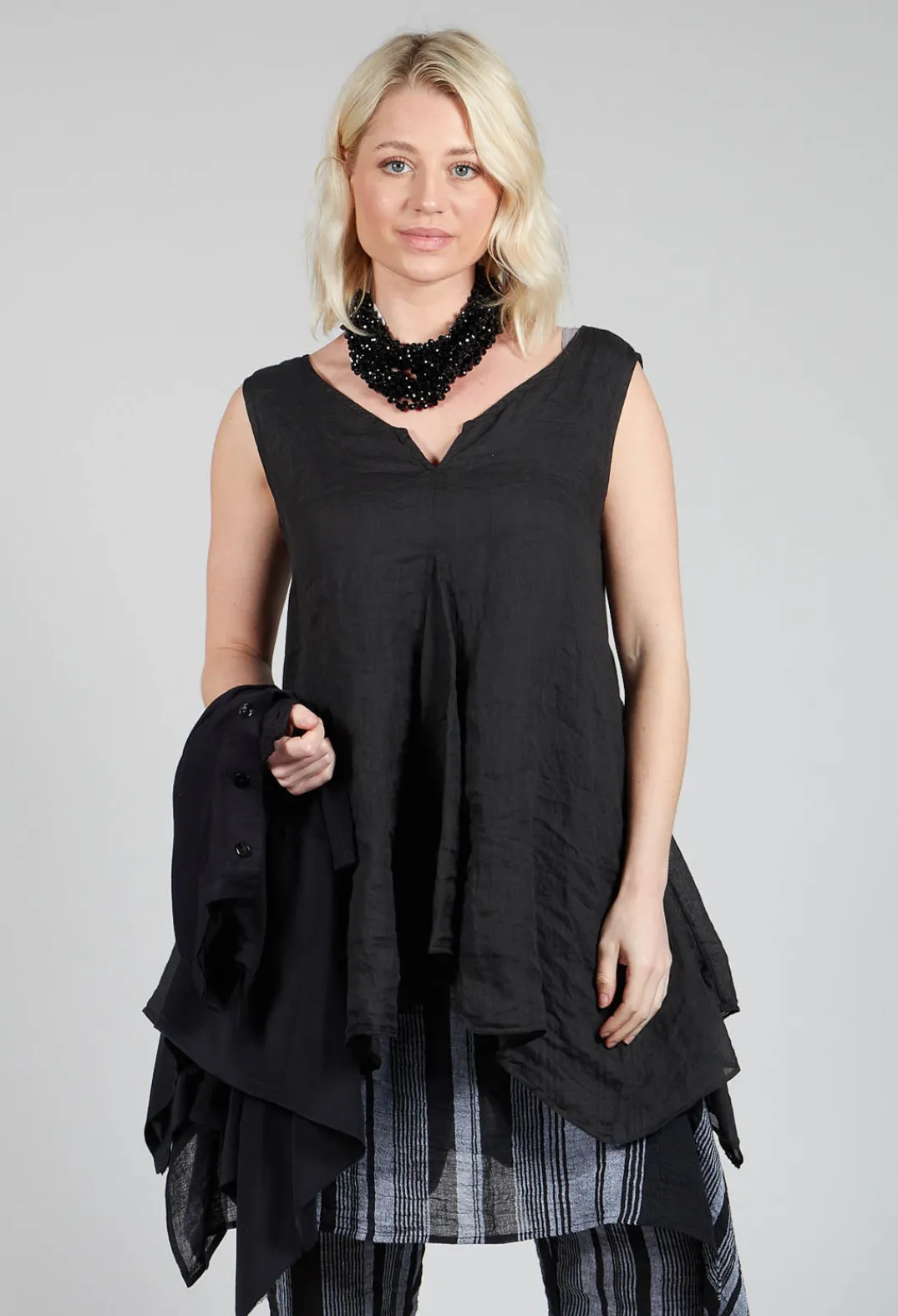 Kedziorek Tops^Bardot Top in Black