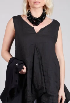Kedziorek Tops^Bardot Top in Black